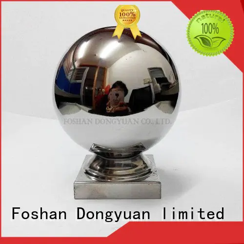 Quality DONGYUAN Brand nutscrewthread plated big metal ball