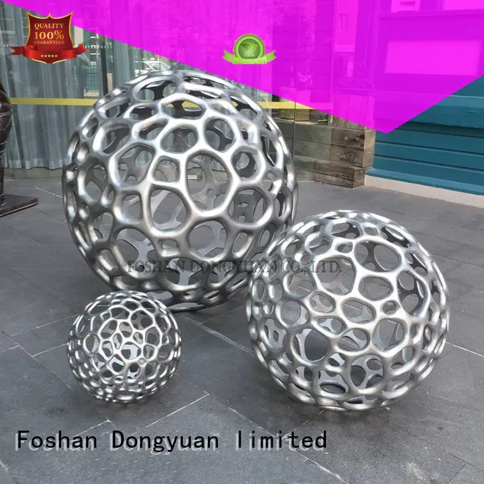 DONGYUAN polished metal flower sculpture manufacturer for outdoor