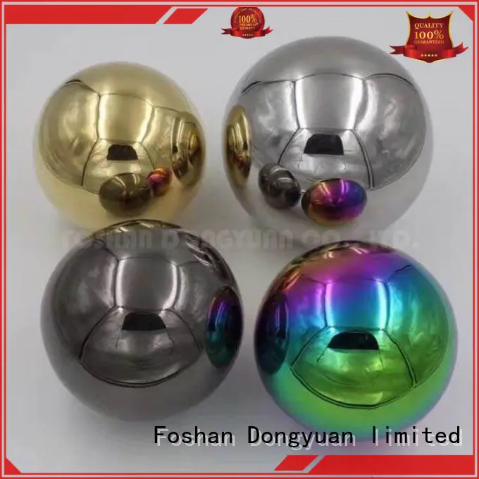 DONGYUAN flat 6MM to 300MM metal hollow balls customized for plaza