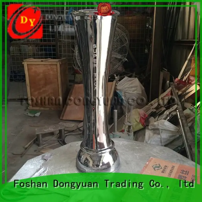 polished metal tree sculpture exclusive soccer DONGYUAN