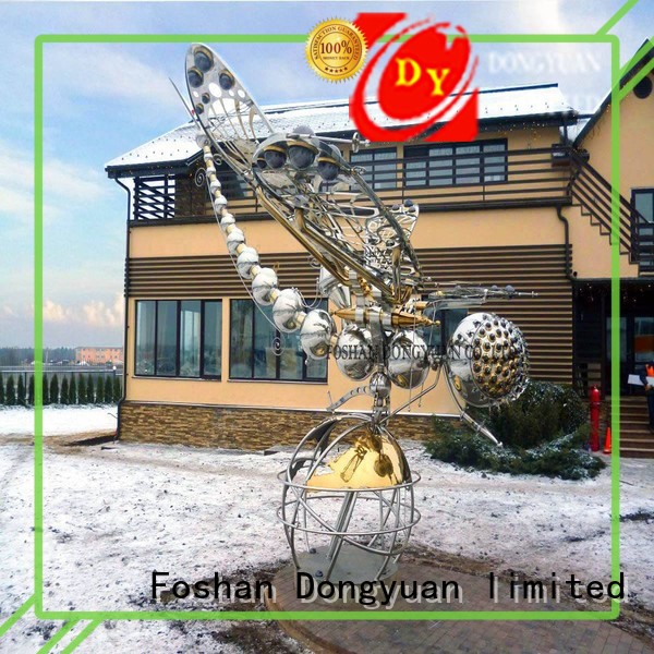 DONGYUAN acrylic metal bird art manufacturer for park