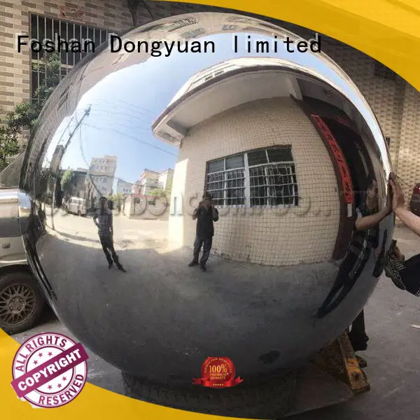 6 Feet Mirror Outdoor Stainless Steel Decoration Ball with Stand