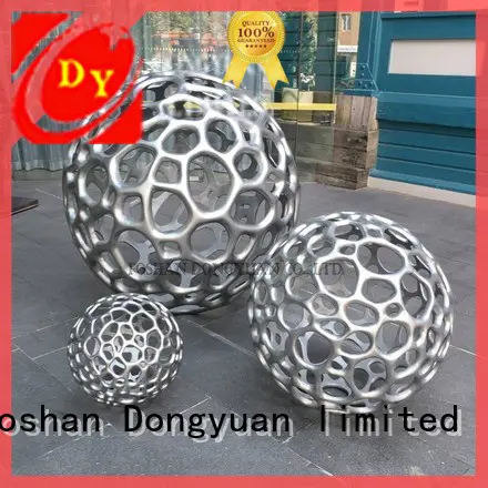 DONGYUAN acrylic sheet metal sculpture with good price for outdoor