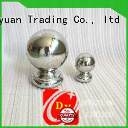 DONGYUAN Brand polished nutscrewthread handrail 2 inch stainless steel balls