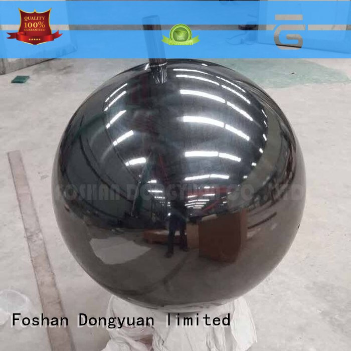 DONGYUAN sculpture spherical steel ball for sale for plaza