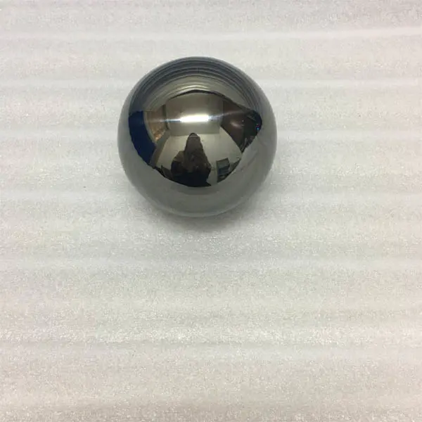 3 Inch Black Polished Stainless Steel Hollow Ball with M4 Screw/Thread