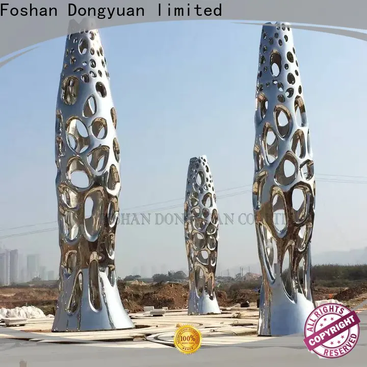 DONGYUAN sculptures modern metal art factory for street