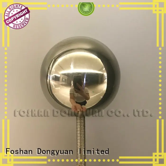 DONGYUAN 38mm 6MM to 300MM metal hollow balls customized for square