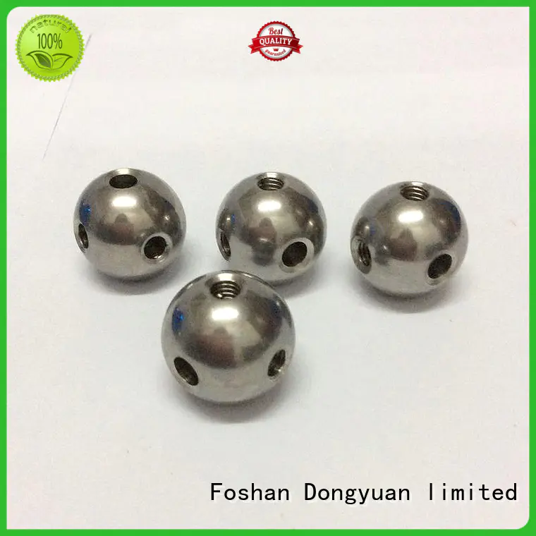 threaded Metal solid balls processing drilled factory price for outdoor