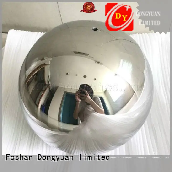 DONGYUAN 63mm 6MM to 300MM metal hollow balls customized for outdoor