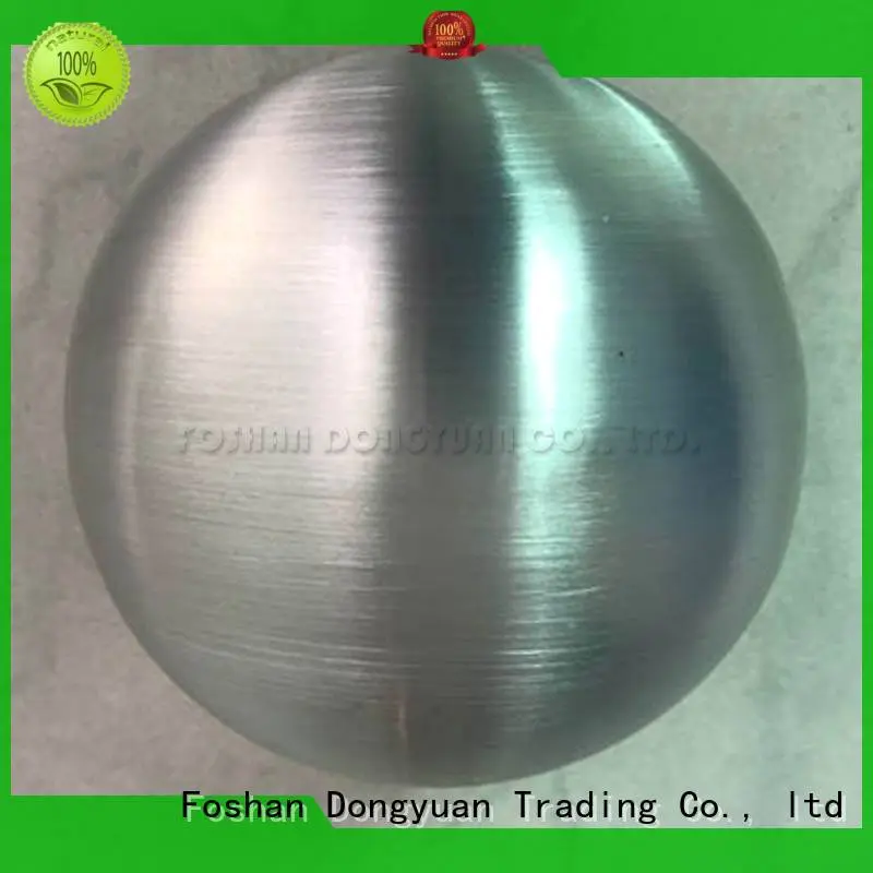 DONGYUAN Brand polished brushed sphere spun aluminum